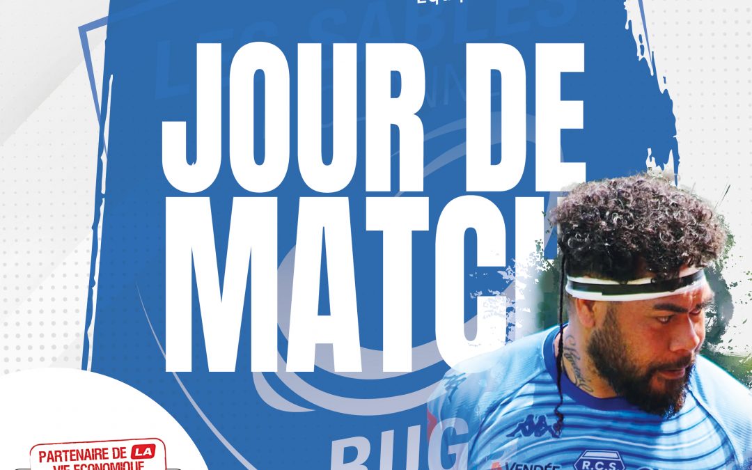 JOUR DE MATCH – Dim. 21 Sept.