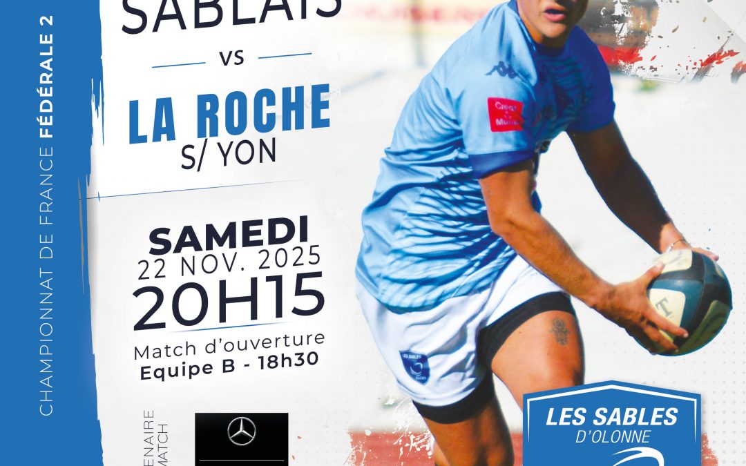 JOUR DE MATCH – Sam. 22 Nov.